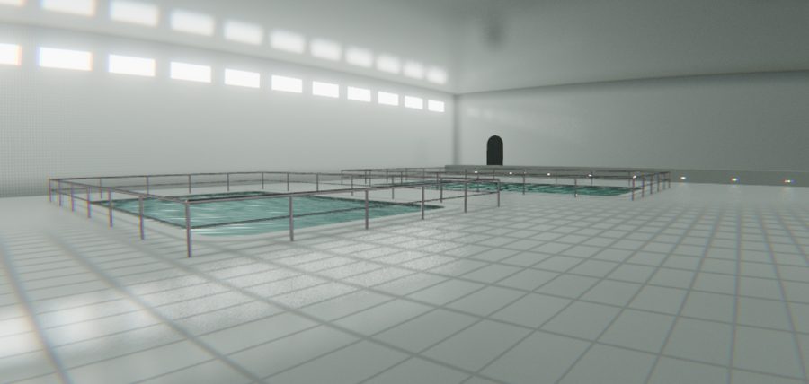 Poolrooms: liminal-space exploration screenshot